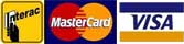We take debit, MasterCard and Visa